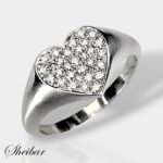 טבעת לבלבון - Heart Bloom Ring